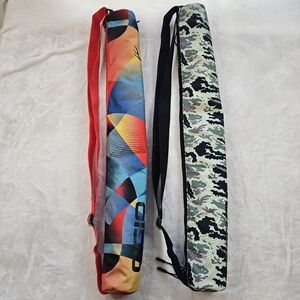 Lot of 2 Ogio Thin Can Cooler Sling Bags Insulated Beach Golfing Sports Beer Pop